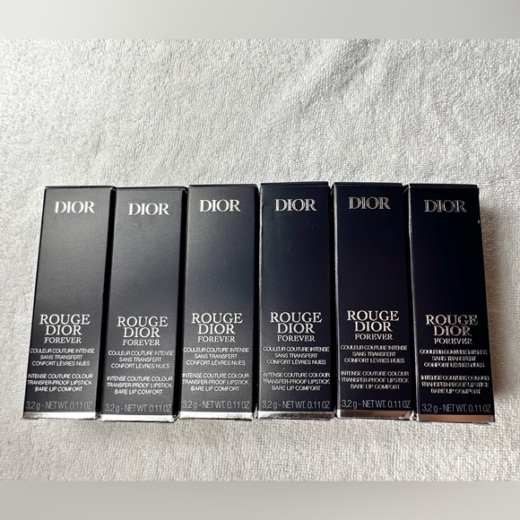 Forever Nude 🆕 DIOR Rouge Dior Forever Transfer-Proof Lipstick in Color 300 NIB - Picture 10 of 10